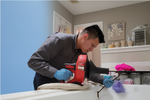 HVAC Professional at Work